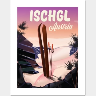 Ischgl Austria ski poster Posters and Art